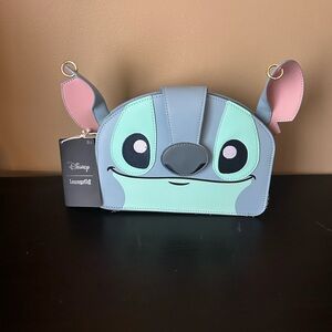 Loungefly Disney Lilo & Stitch Figural Stitch Crossbody Bag